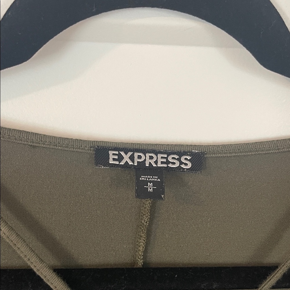 Express Long Sleeve dress - Army Green - Picture 2 of 2